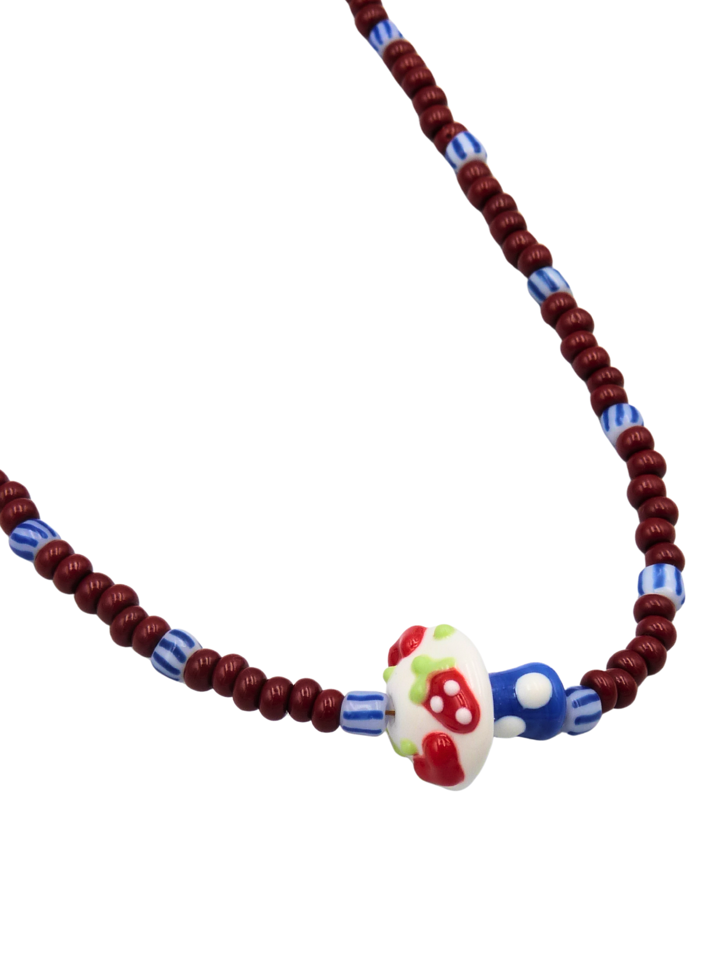 Button Chevron Necklace