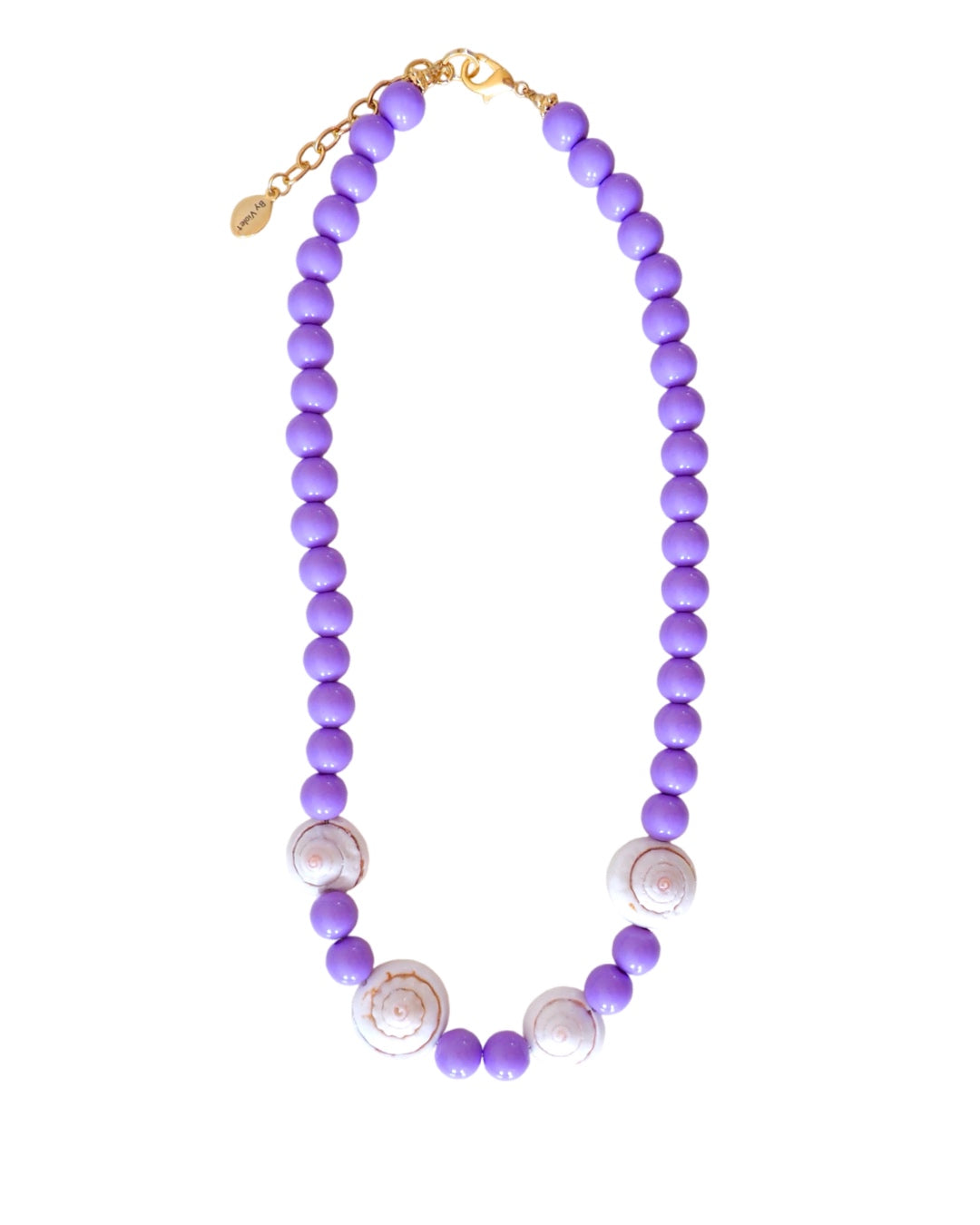 Isaya Beaded Necklace Lilac