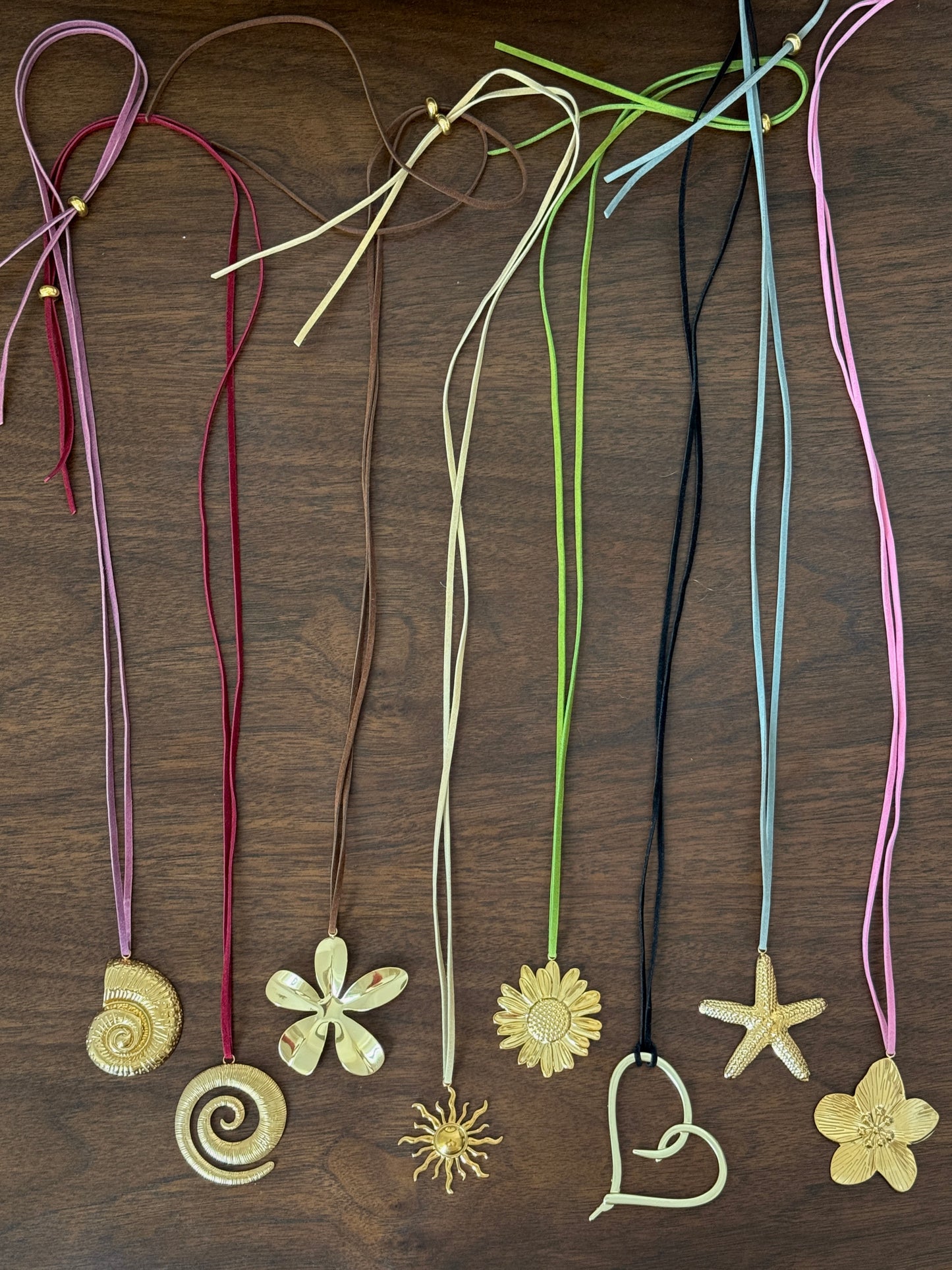 Ember Cord Necklace Brown