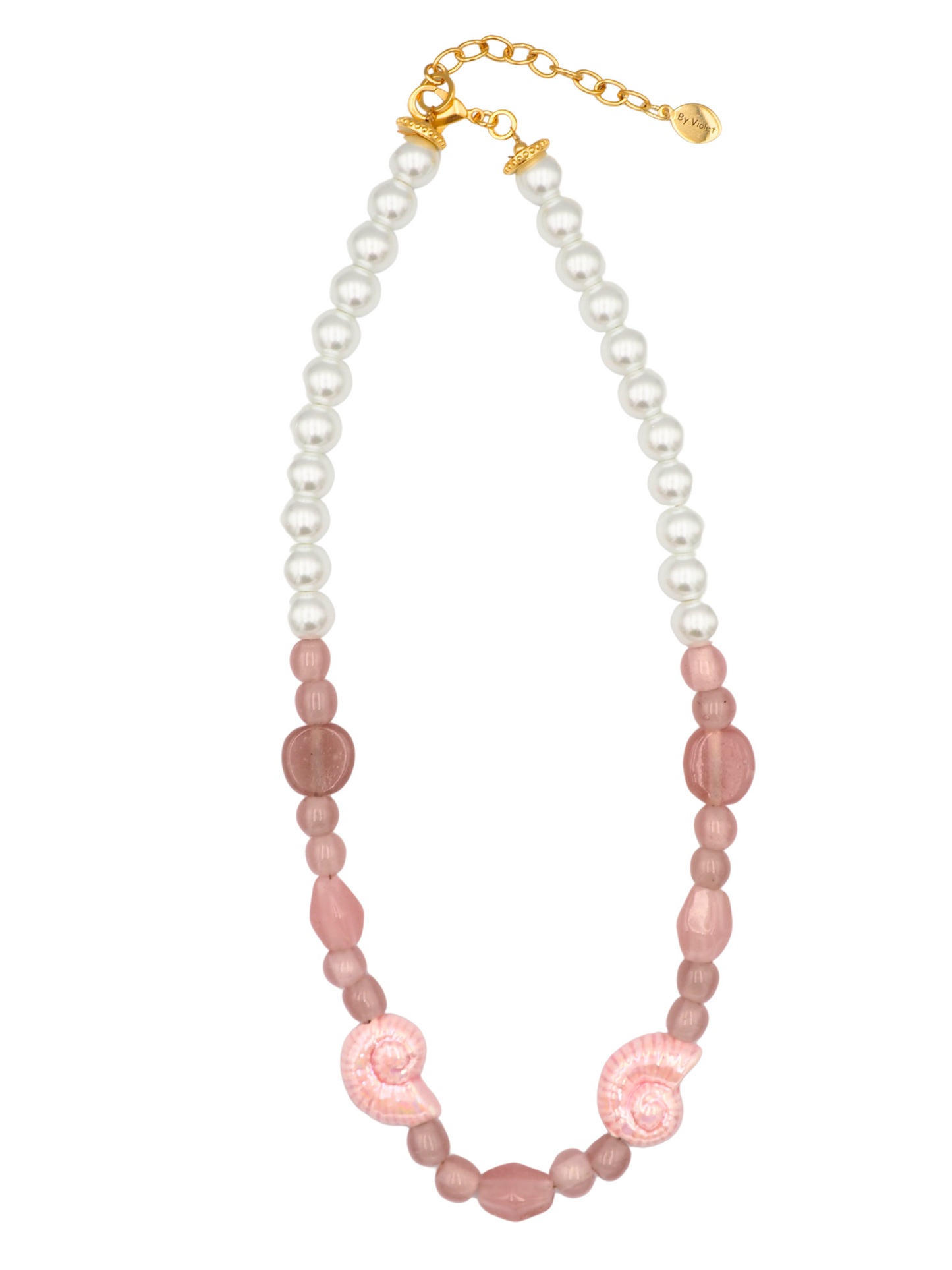 Zinnia Pearl Necklace
