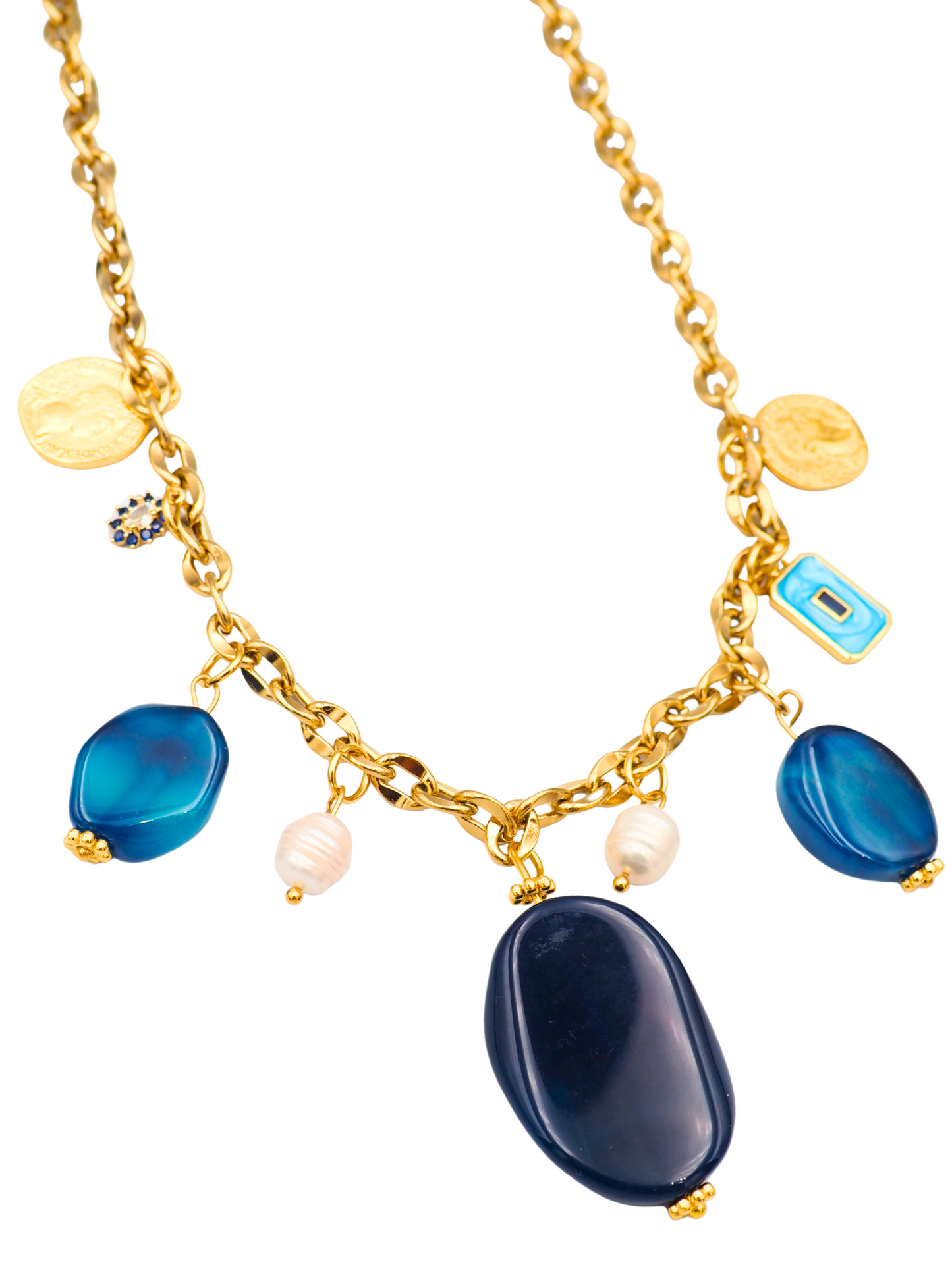 Edith Necklace Blue