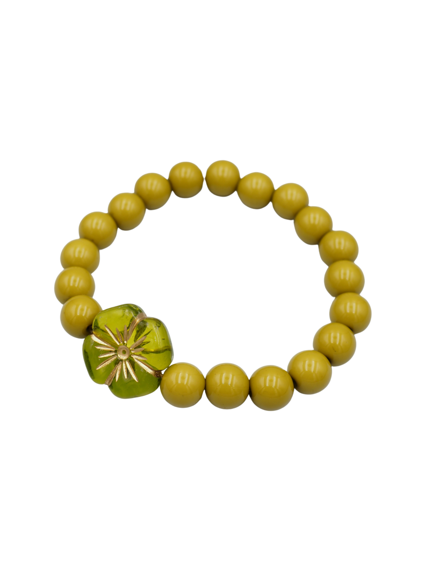 Autumn Pearl Bracelet Green