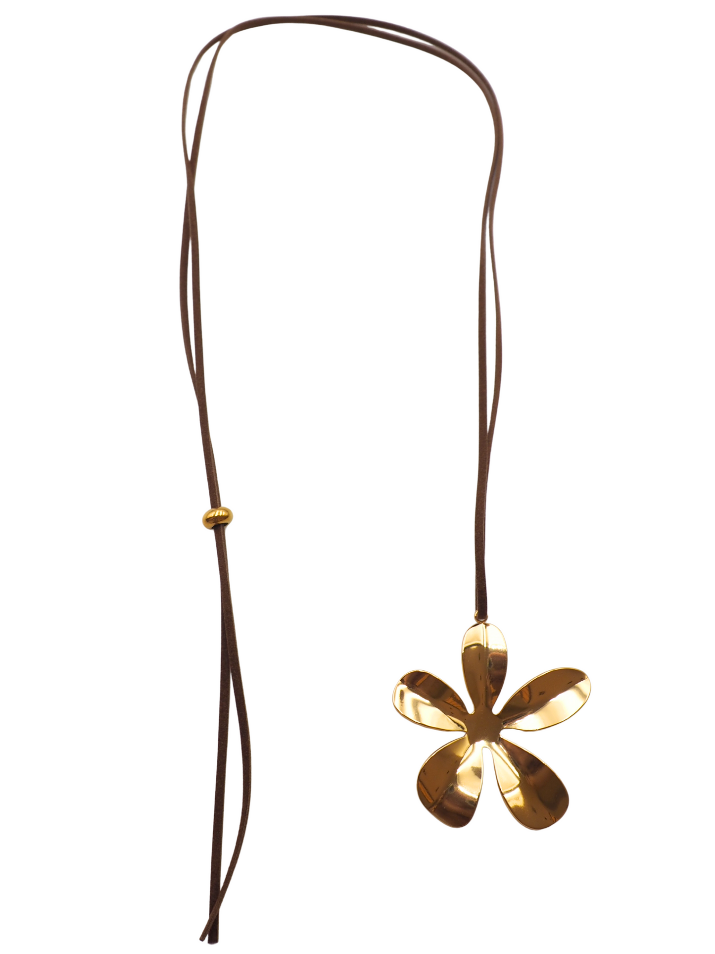 Ember Cord Necklace Brown