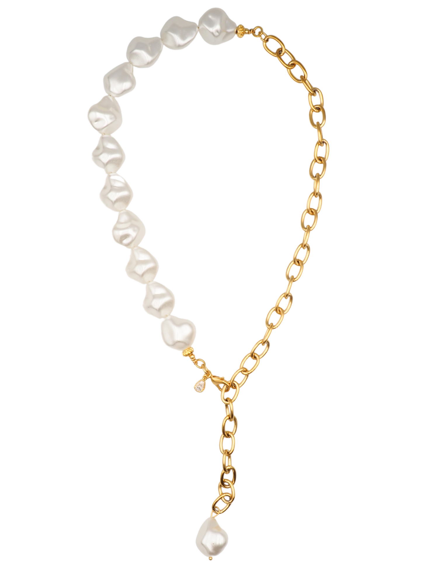 Darcy Pearl Drop Necklace
