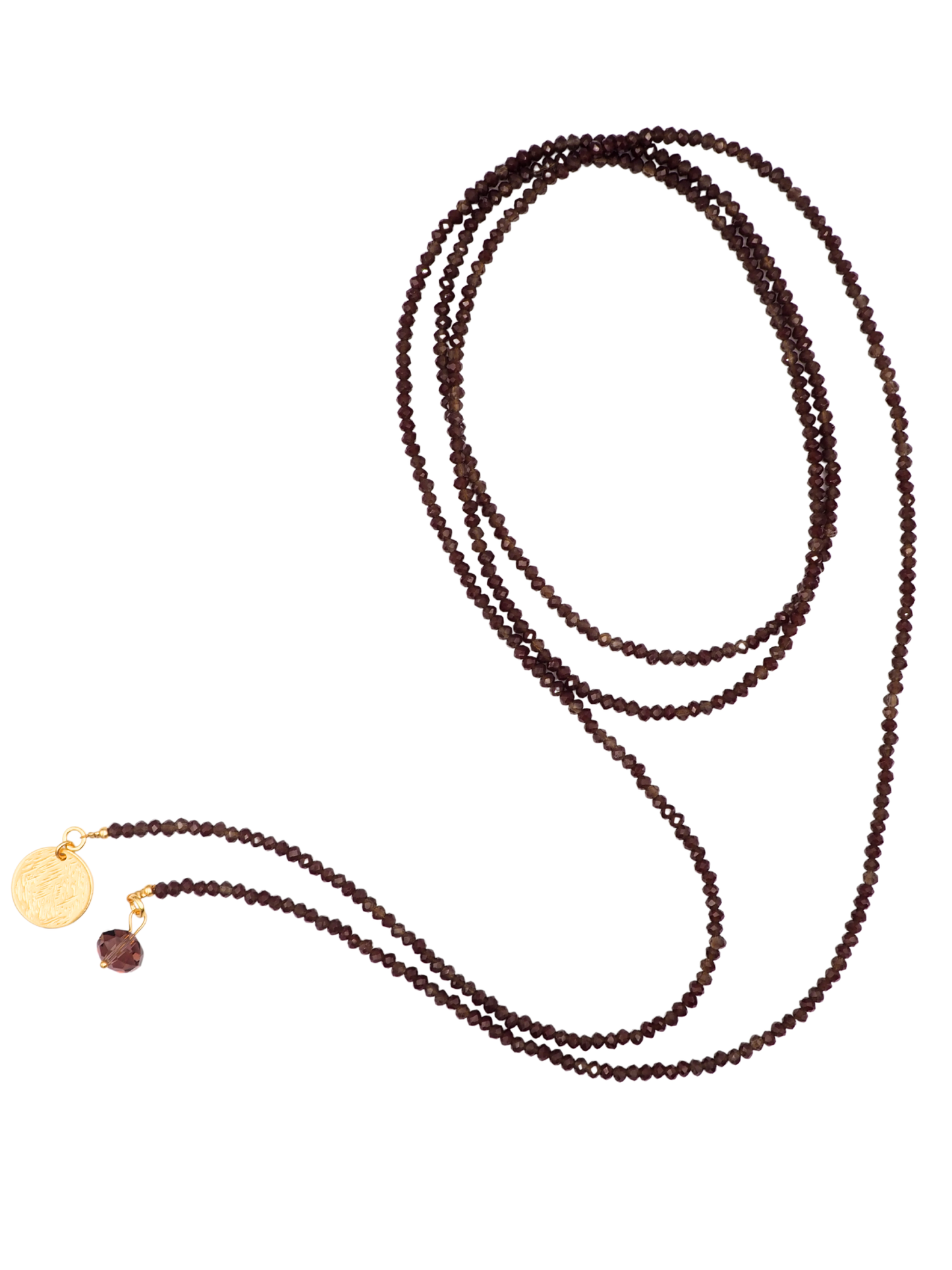 Naiya Pearl Necklace Brown