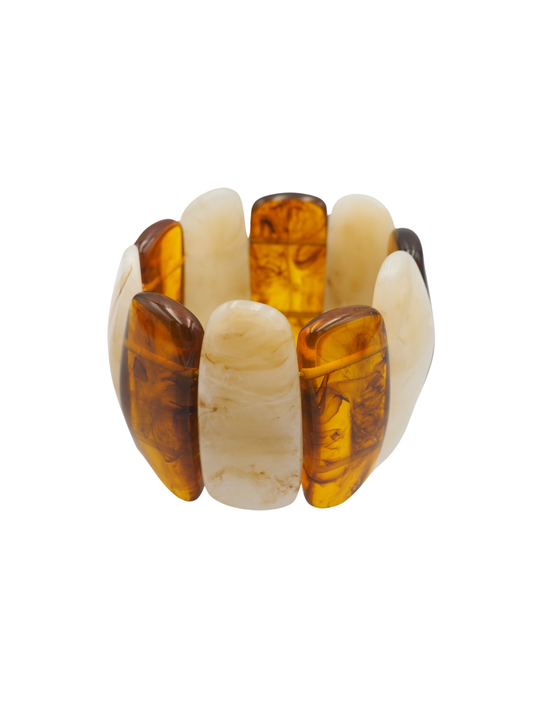 Tortoise Ecru Bangle