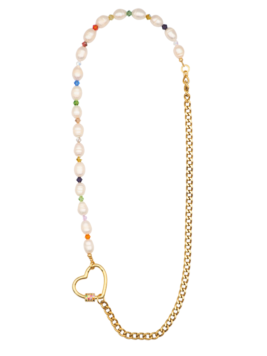 Sally Half Pearl Necklace