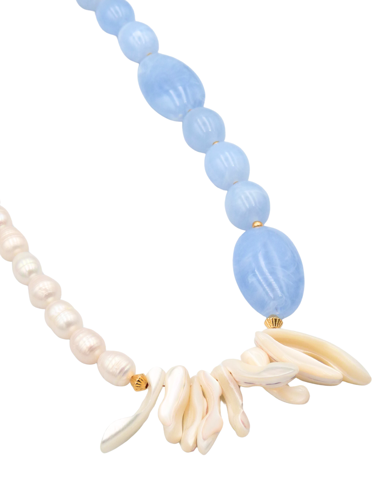 Blue Coral Necklace