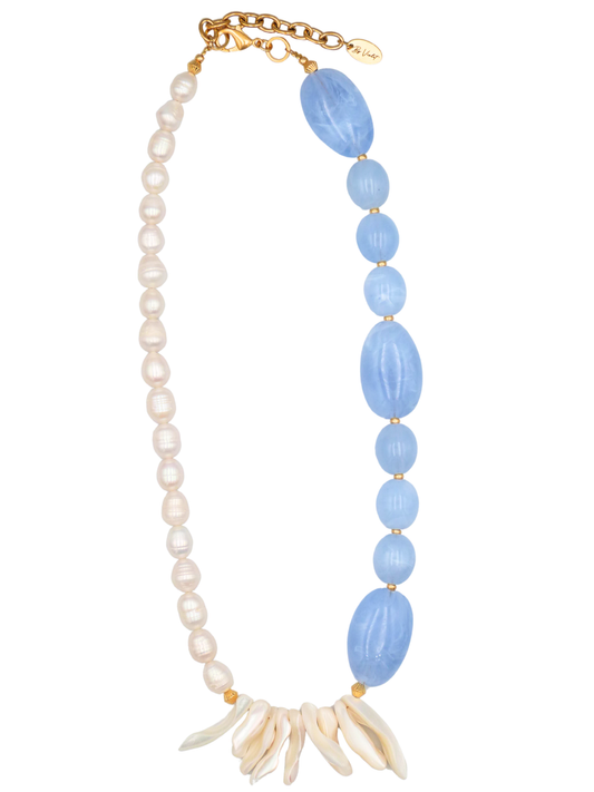Blue Coral Necklace