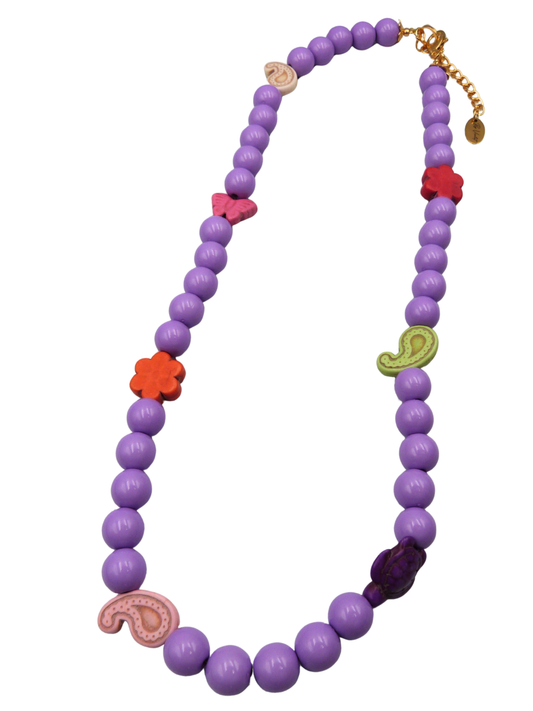 Paisley Beaded Necklace