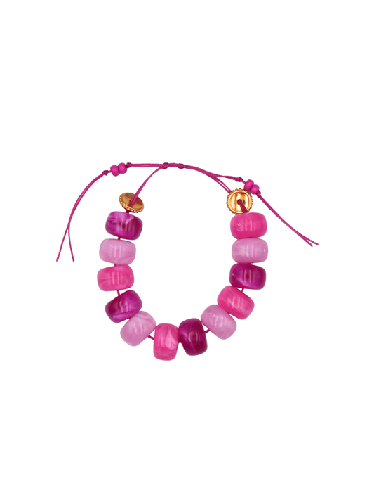 Pink Candy Cord Bracelet