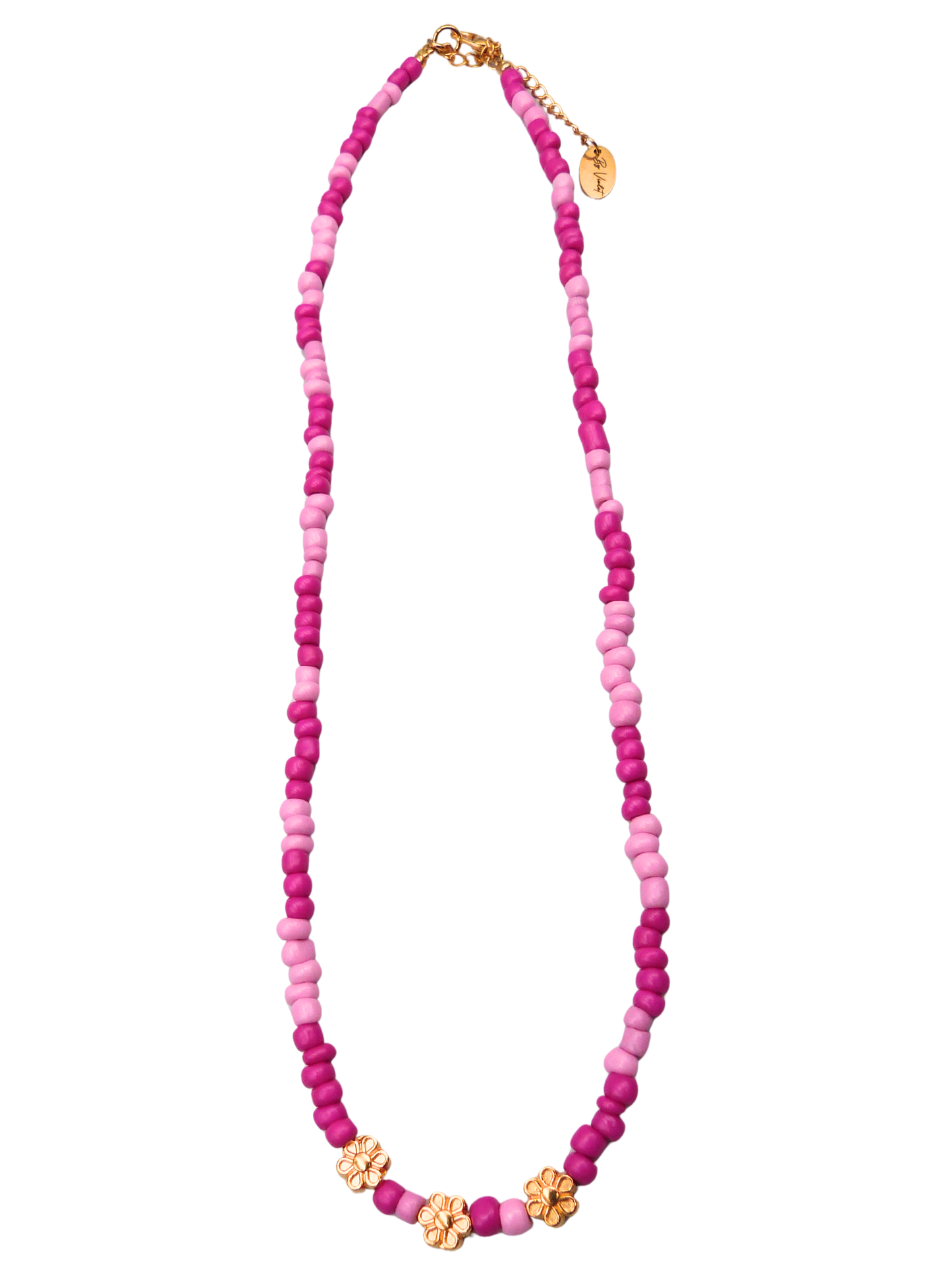 Pink Daisy Necklace