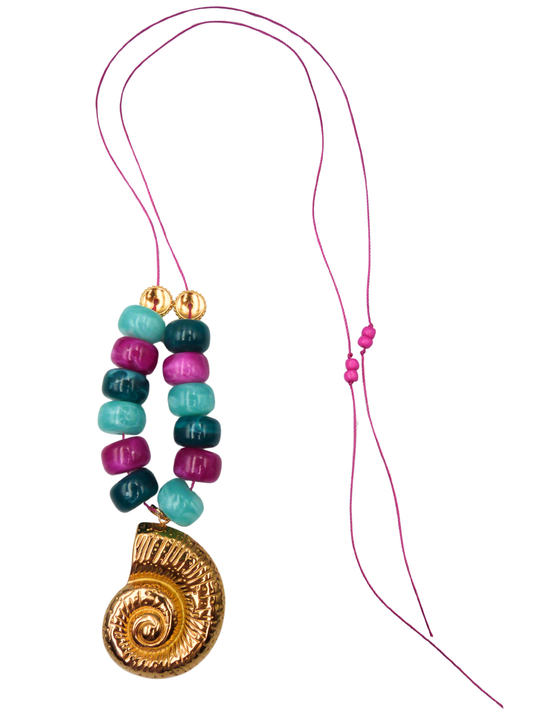 Ocean Bloom Blue Necklace