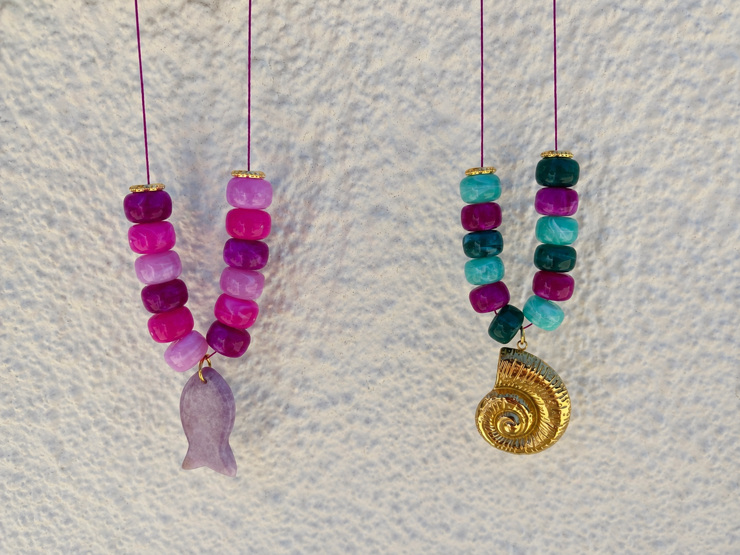 Ocean Bloom Blue Necklace