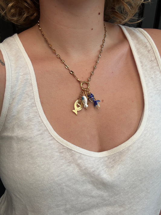 Azzurro Charm Necklace