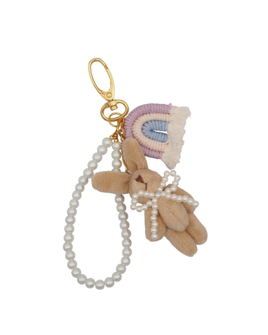 Bunny Pearl Bag Charm
