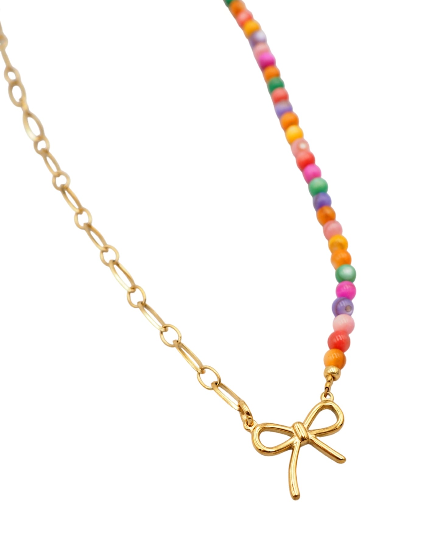 Oona Bow Necklace