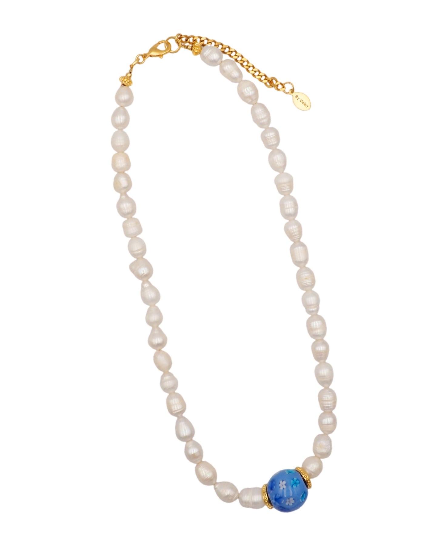 Peony Pearl Necklace