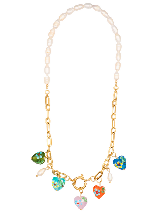 Piper Heart of Glass Necklace