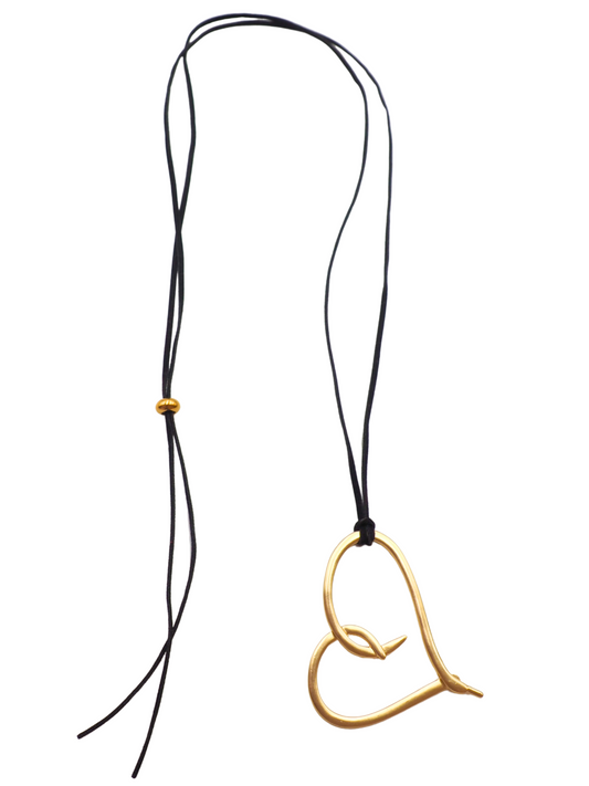 Ember Cord Necklace Black