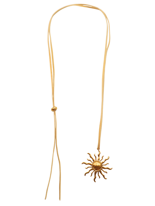 Ember Cord Necklace Sand
