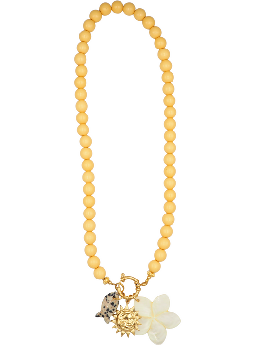 Josie Pearl Necklace Yellow