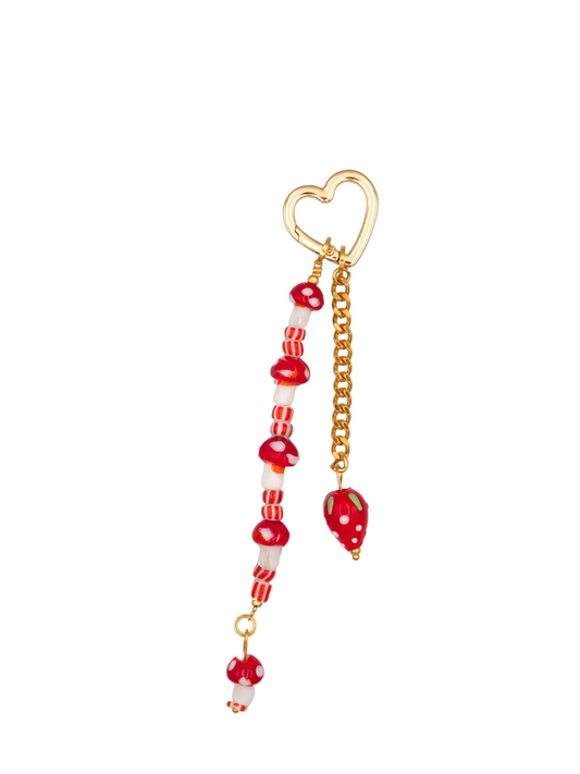 Red Mushroom Bag Charm