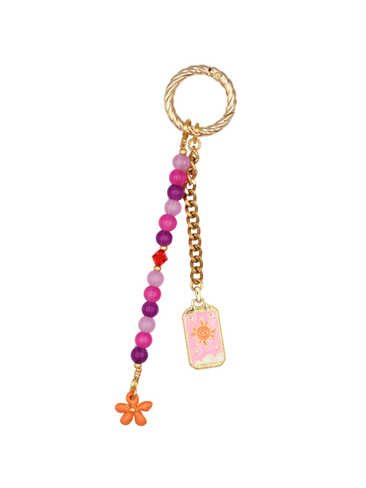 Pink Amulet Bag Charm