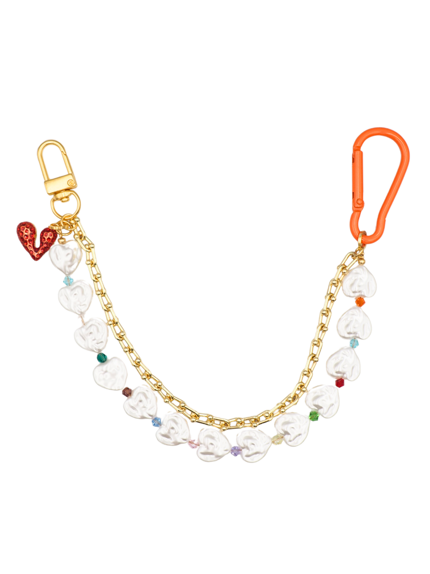 Mila Heart Bag Charm