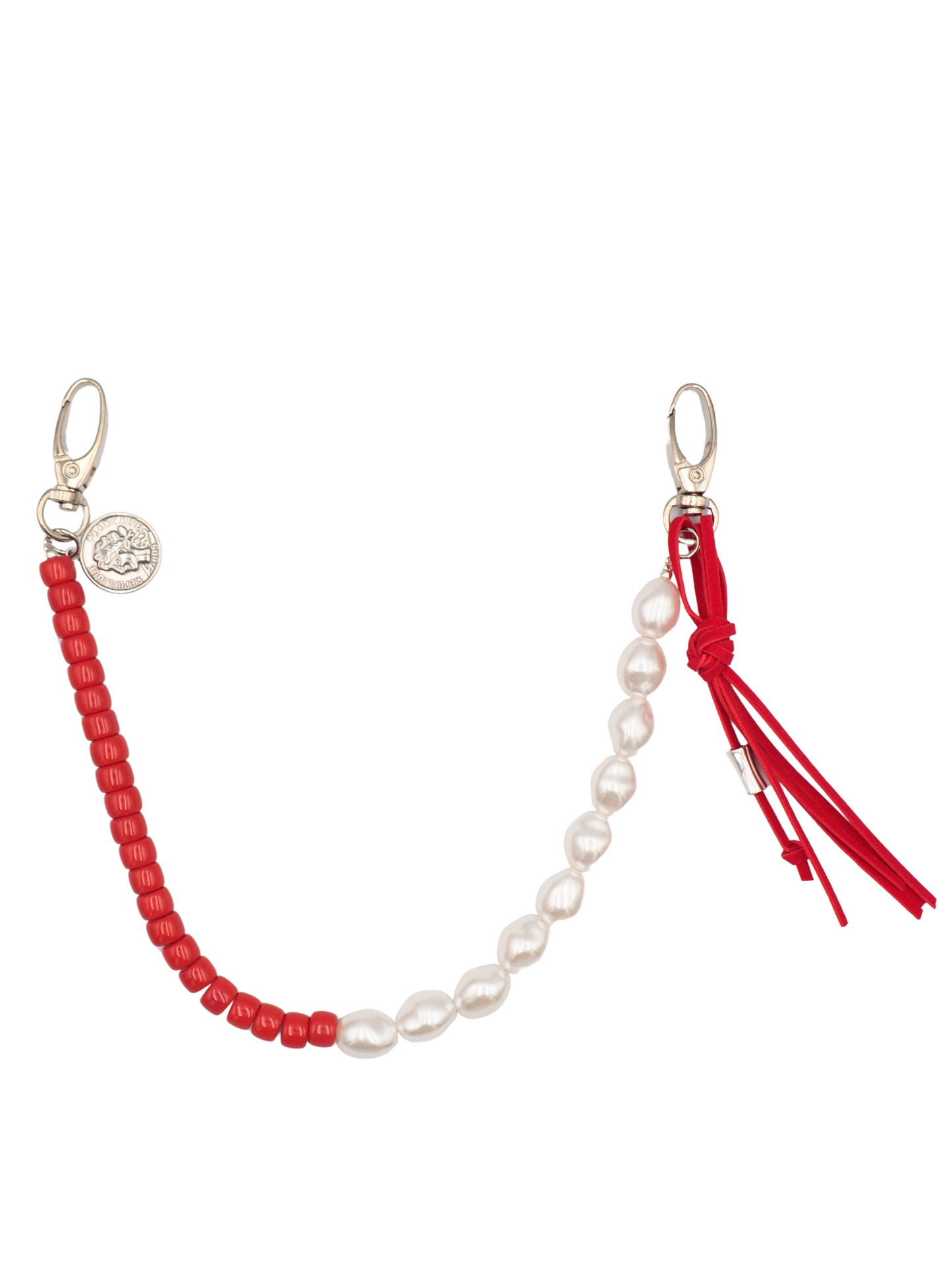 Red Tassle Bag Charm